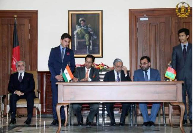 Afghanistan, India  Sign MoUs  